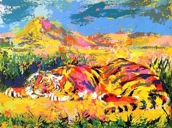 Leroy Neiman Delacroix's Tiger